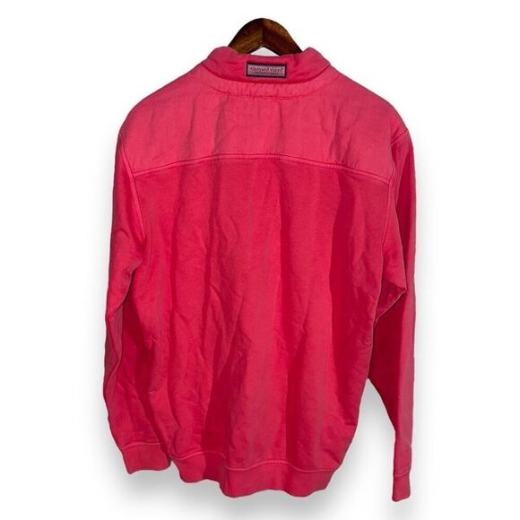 Pink Vineyard Vines Shepshirt 1/4 Zip Sweatshirt Size S - Picture 8 of 9